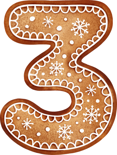 Gingerbread cookie number 3